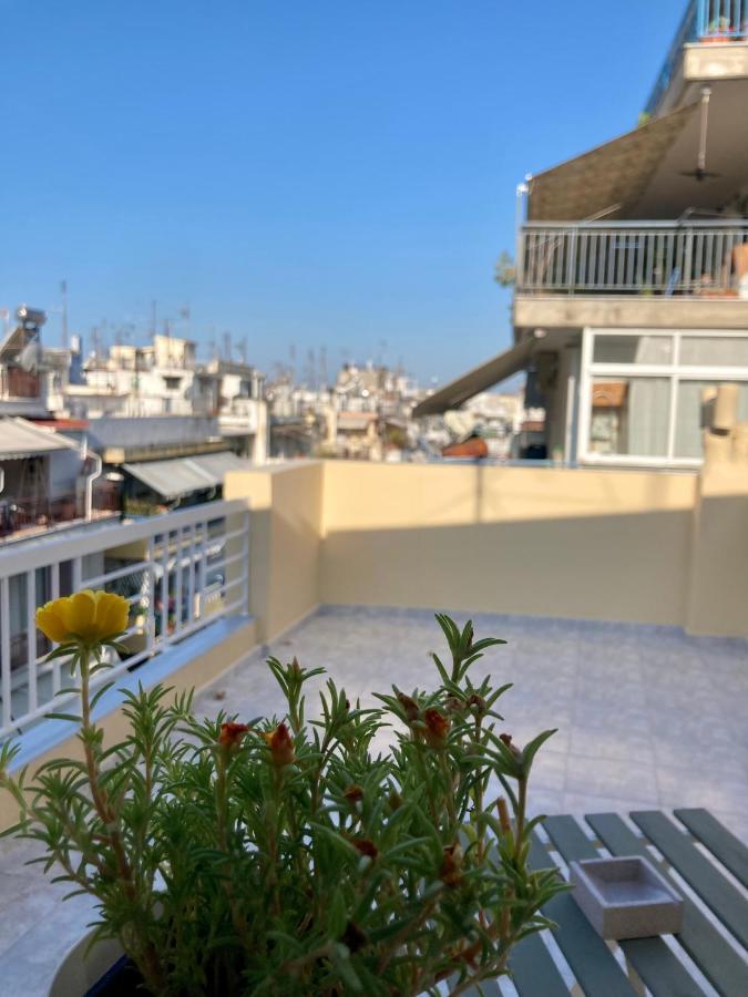 Modern Penthouse Thessaloniki Appartement Buitenkant foto
